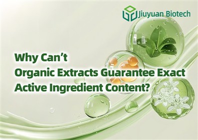 ¿Por qué los extractos orgánicos no pueden garantizar el contenido exacto de ...